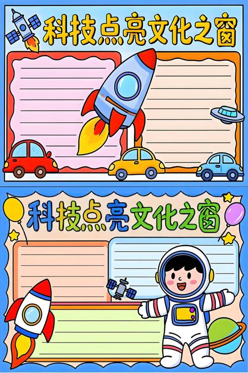 科技文化手抄报